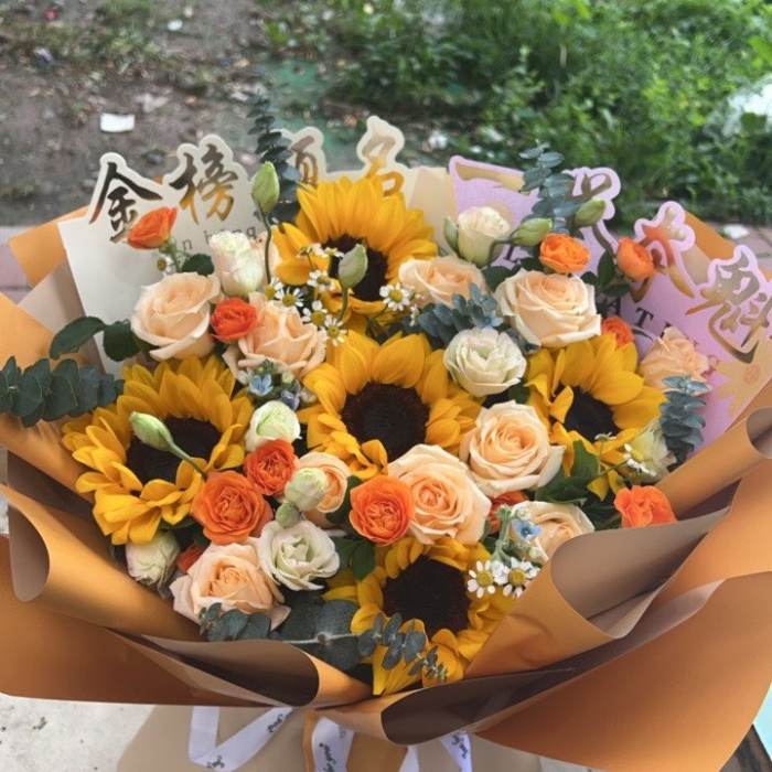 中山三角镇送高考生什么花